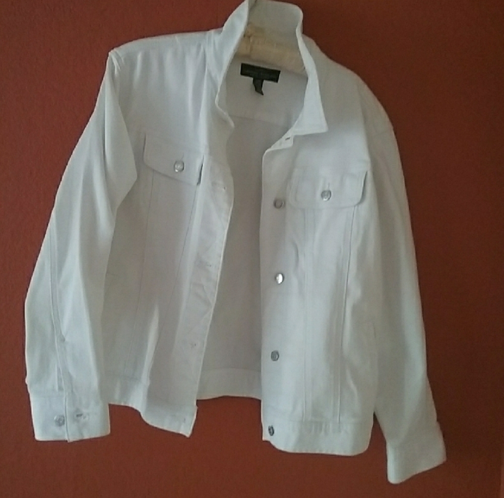 Lauren Ralph Lauren White Women's Jean Jacket